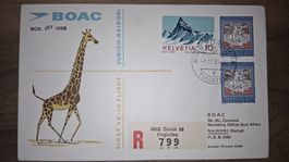 Boac Zürich - Nairobi 01.11.1966