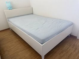 Lit Conforama 120 × 200 cm avec sommiers