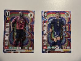 Panini Karten Romelu Lukaku Scott McTominay Limit Edition