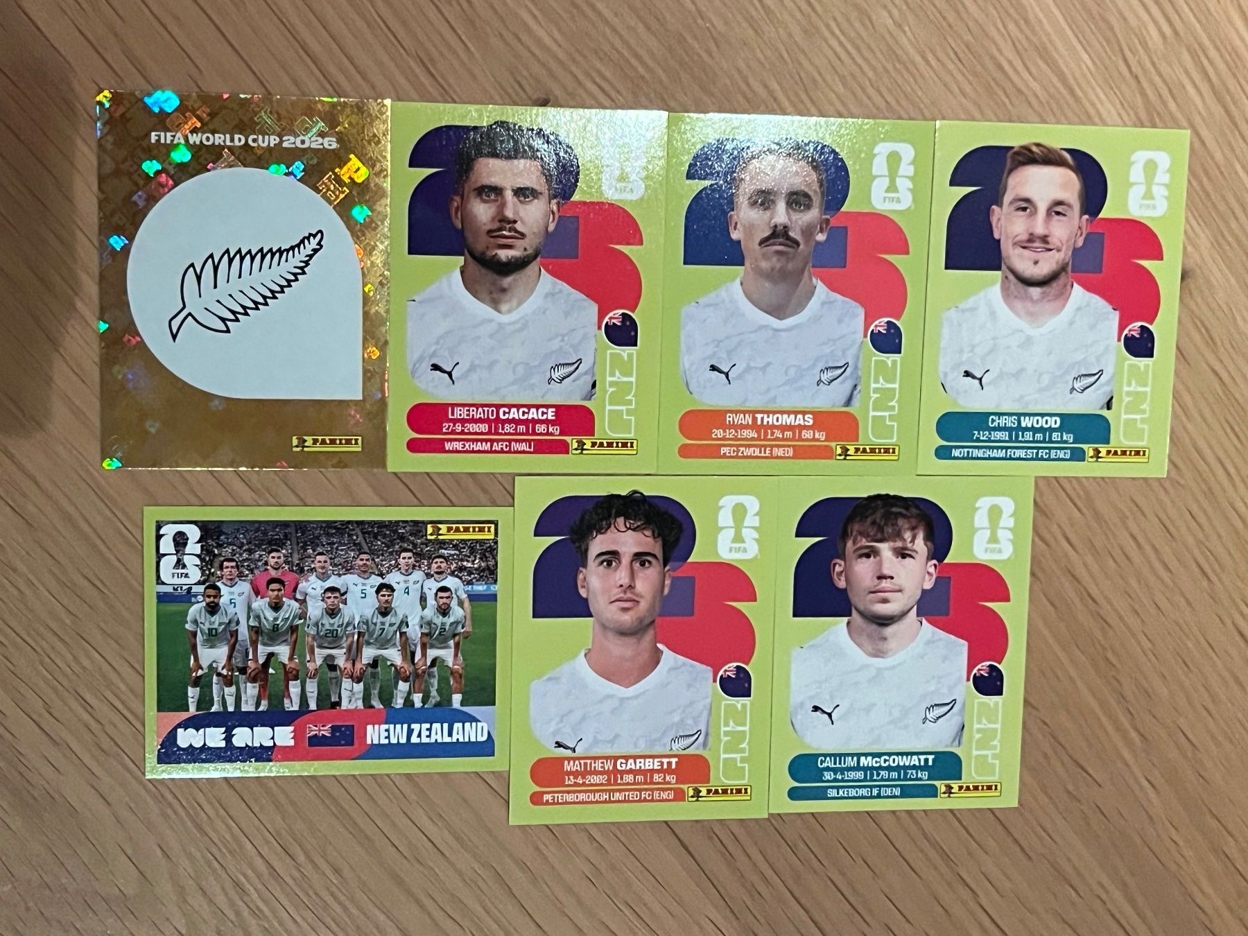 Panini Carte collezionabili: Panini WM 2026 Sticker Neuseeland – Nuovo e nell'imballaggio originale da Luzern venduto da strandbar90