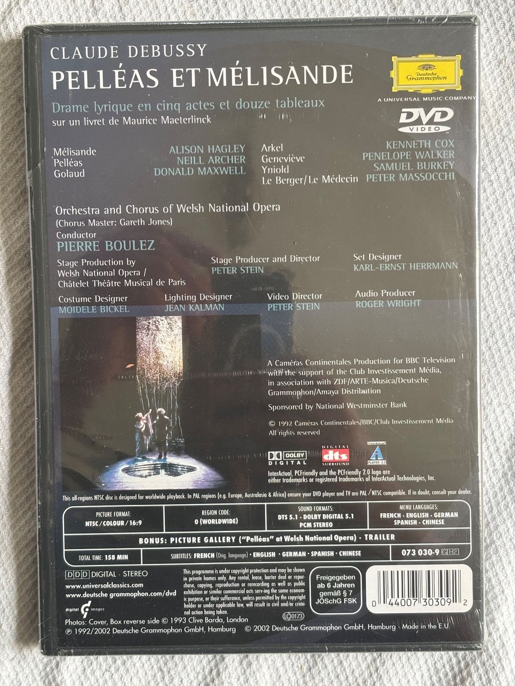 Tutti i DVDs: Debussy: Pelléas et Mélisande – Nuovo e nell'imballaggio originale da Stans venduto da Abukadnezar 1