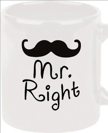 Tazze: TASSE - MR. RIGHT - GANZ NEU! – Nuovo (secondo la descrizione) da Möhlin venduto da saga02
