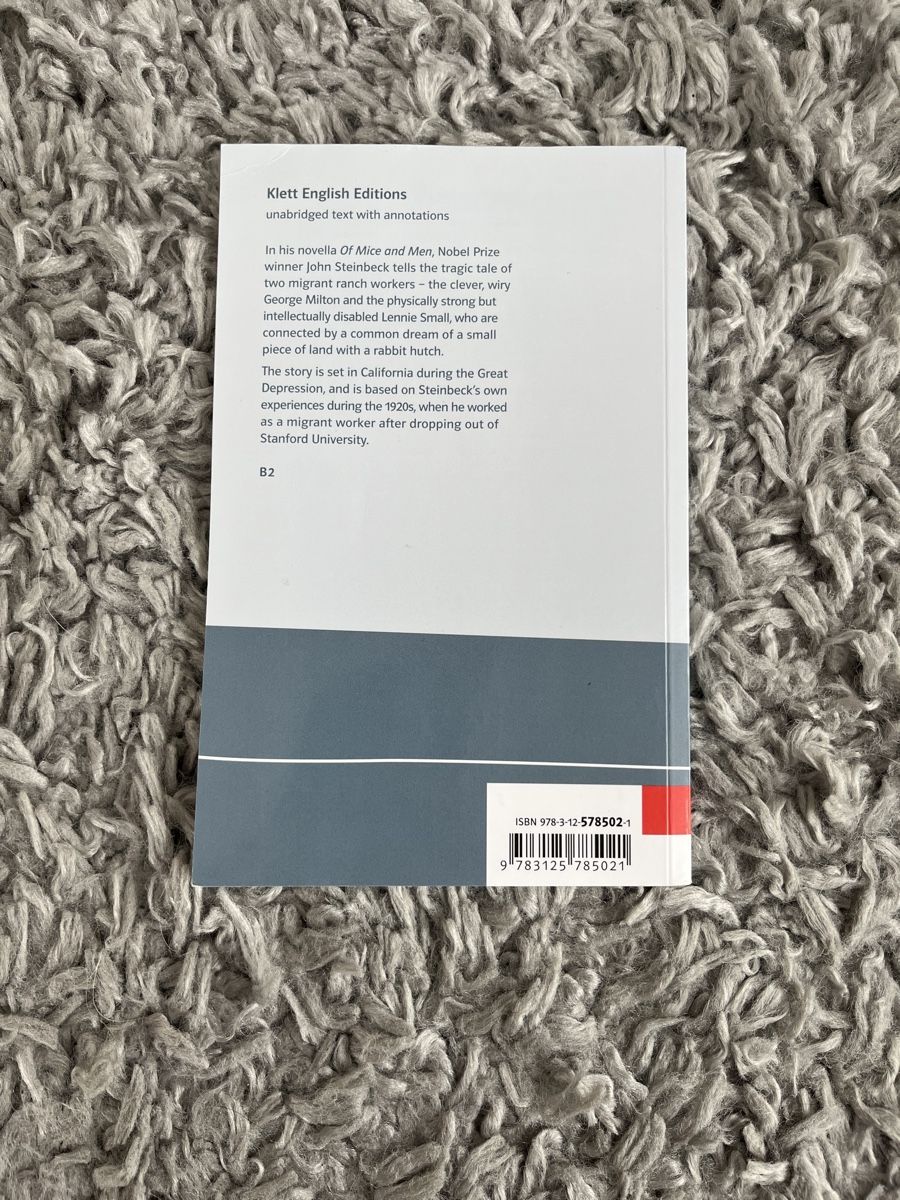 Libri: Of Mice and Men – Usato da Kaltenbach venduto da happysunshineee 1