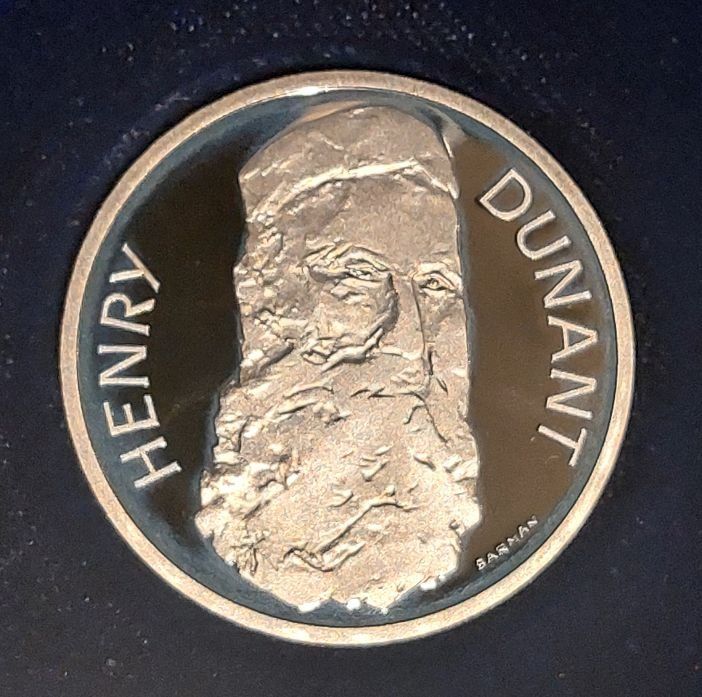 Tutti le monete: 5 Franken 1978 pp Henry Dunant Box – Nuovo (secondo la descrizione) da Arch venduto da moneyswiss 1