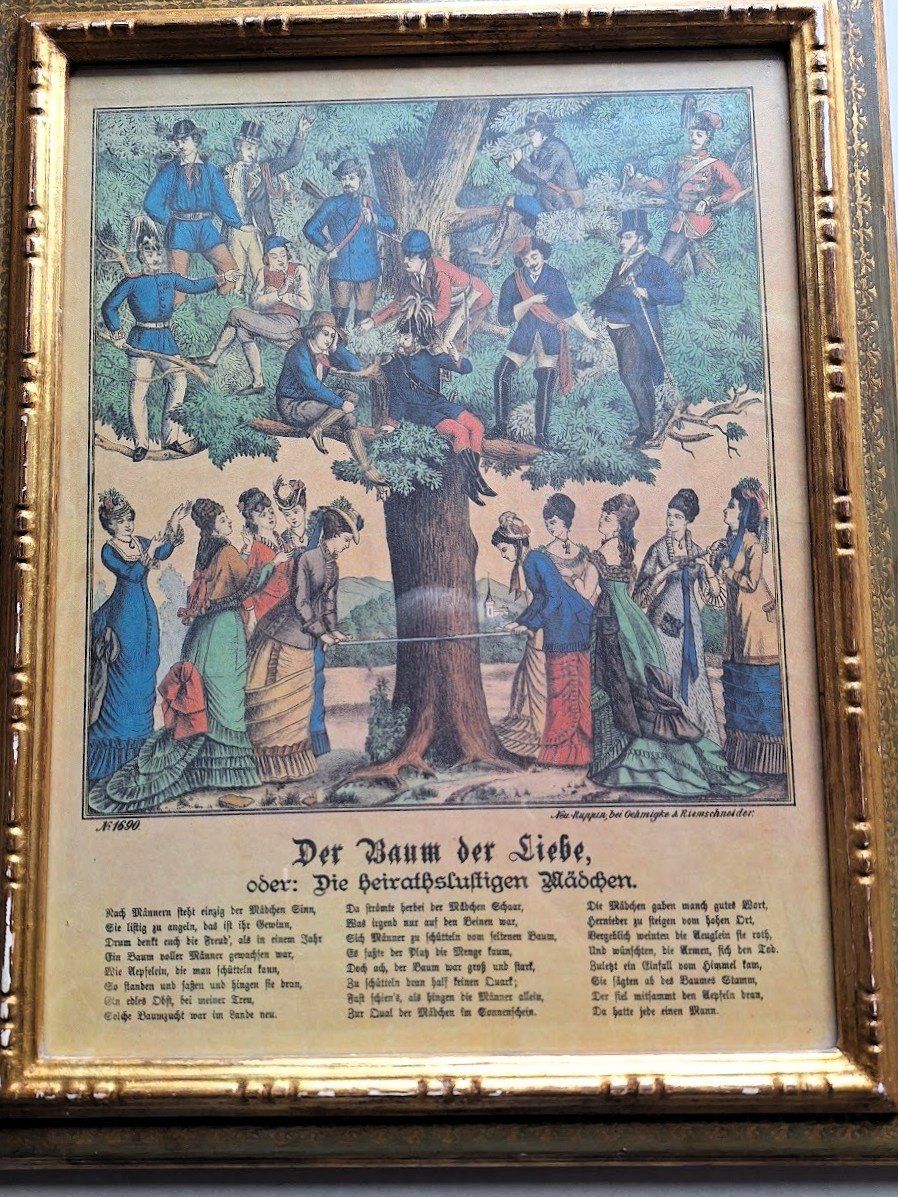 Posters & Illustrations: Karikatur: Baum der Liebe – D'occasion à Alpnach Dorf par MZ001 1