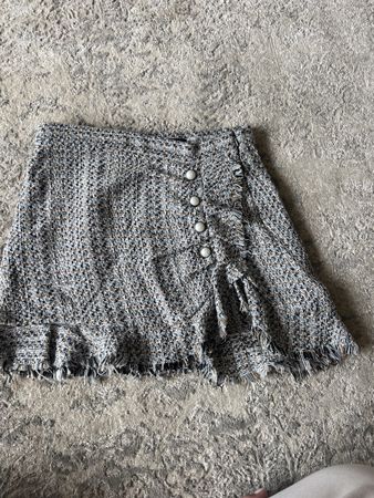 Zara Bouclé Minirock Gr. M