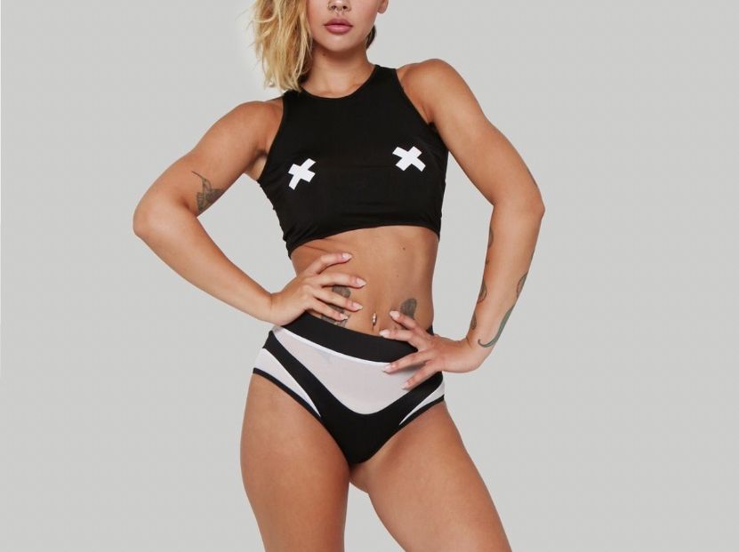 Top: Pole Dance Crop Top CXIX Gr. M – Nuovo (secondo la descrizione) da Rüfenacht BE venduto da anelesa 4