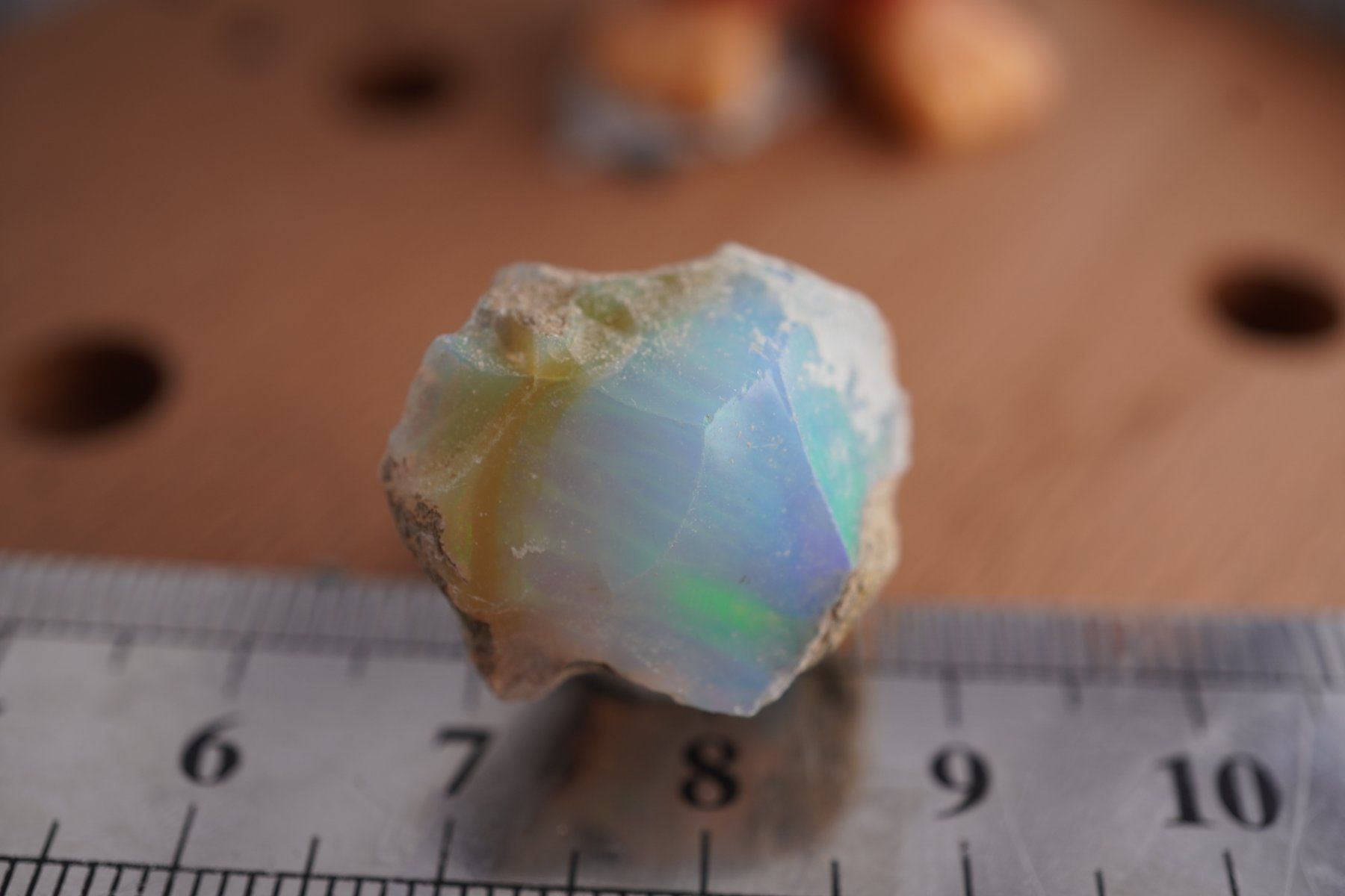 Minerali & Pietre curative: Opal Rohstein mit Feuer ca 20mm   ab  1.-     Räumung – Nuovo e nell'imballaggio originale da Eschenbach SG venduto da topstone 1