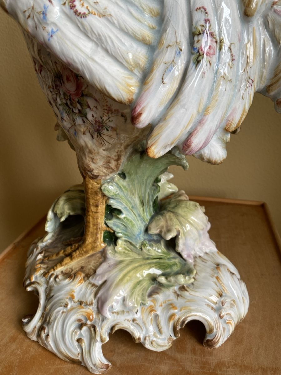 Vasi & Recipienti: Prunkvolle Vase Hahn Neo-Rokoko handbemalt – Usato da Luzern venduto da Gustav-33 7