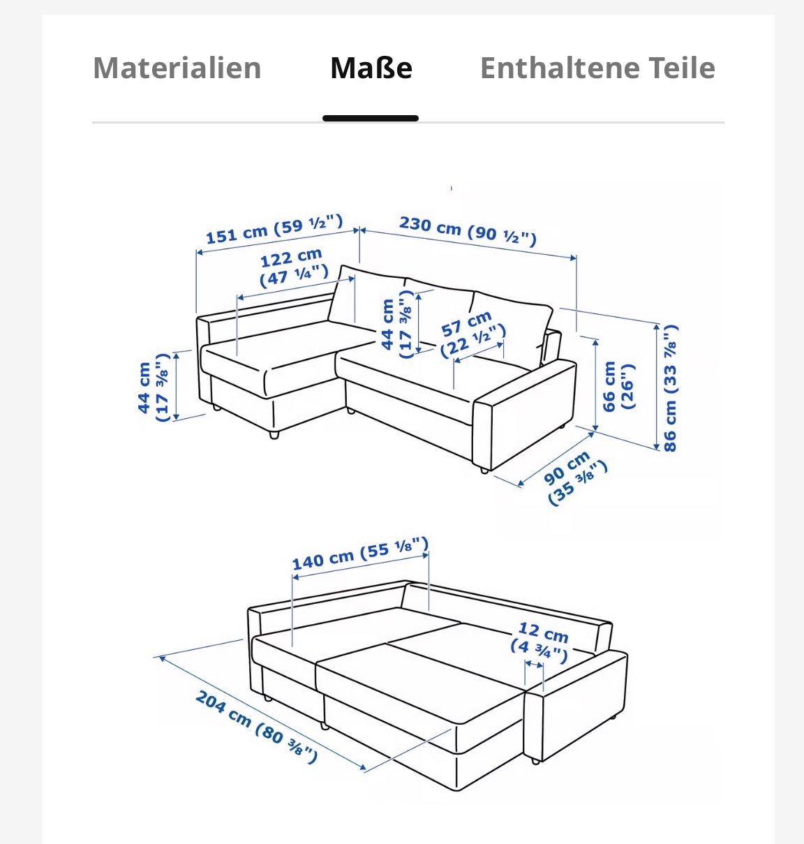 Ikea Sofas: Schlaf- Sofa von IKEA – D'occasion à Rudolfstetten par Mastertools 2