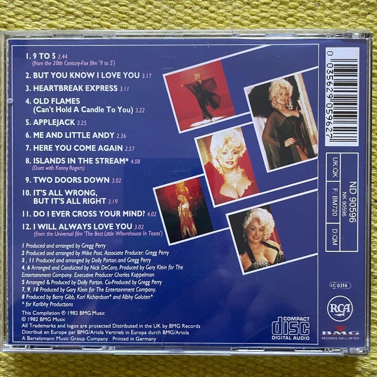 DOLLY PARTON-GREATEST HITS | Kaufen auf Ricardo