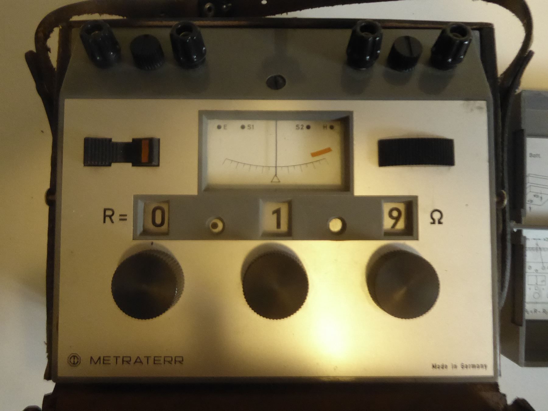 Mesurer: METRATERR ohmmetre Messgerät – D'occasion à Zürich par Chaeffeler 1
