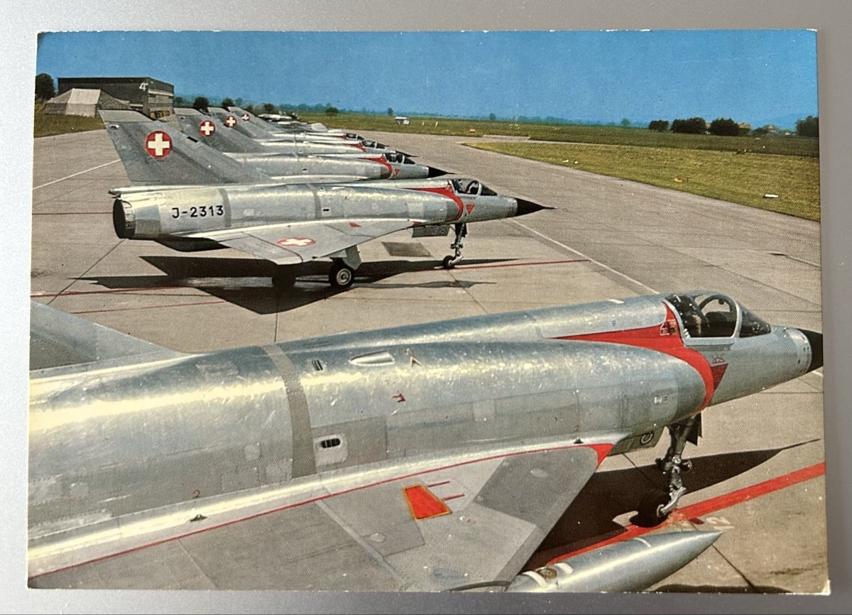 Cartoline postali: Mirages in Payerne – Usato da Athenaz (Avusy) venduto da xam48