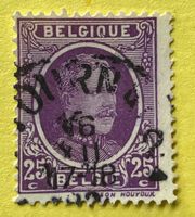 Briefmarken aus Belgien König Albert I. gestempelt 
