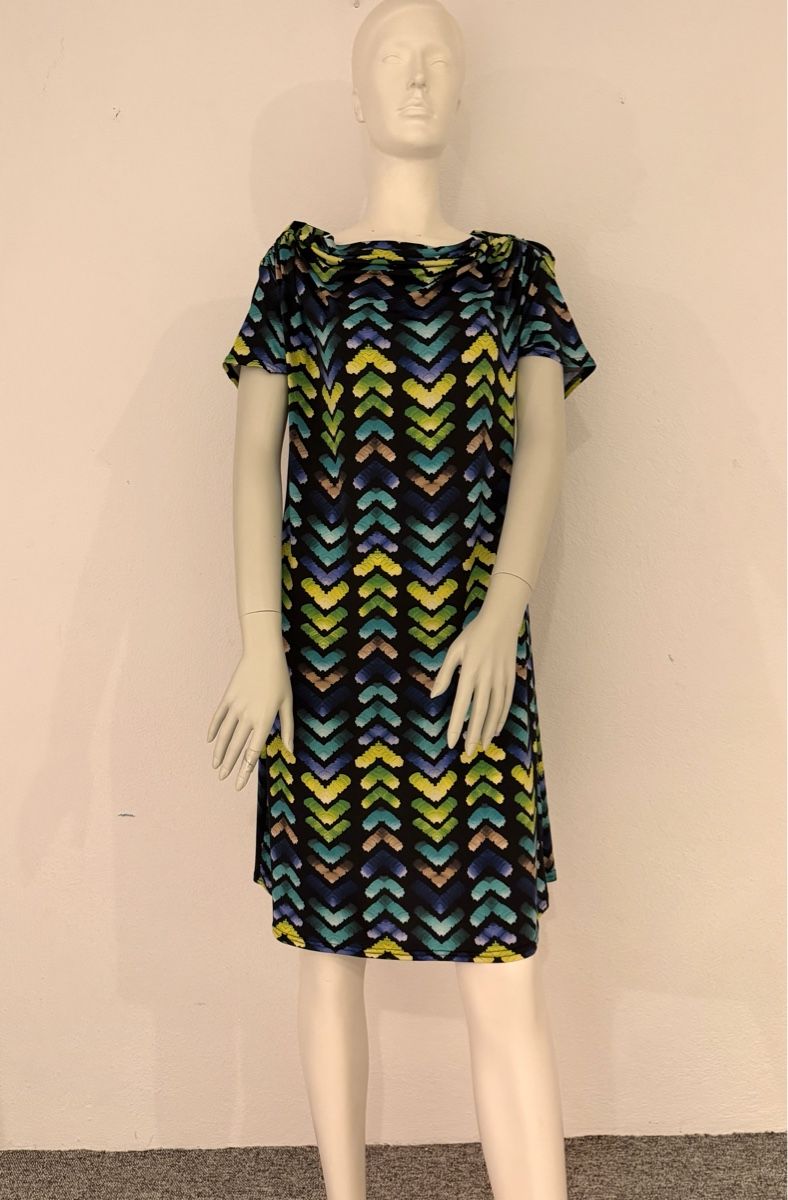 Vestiti: Élégante robe multicolore dame 40 – Nuovo (secondo la descrizione) da Genève venduto da flocon06 1
