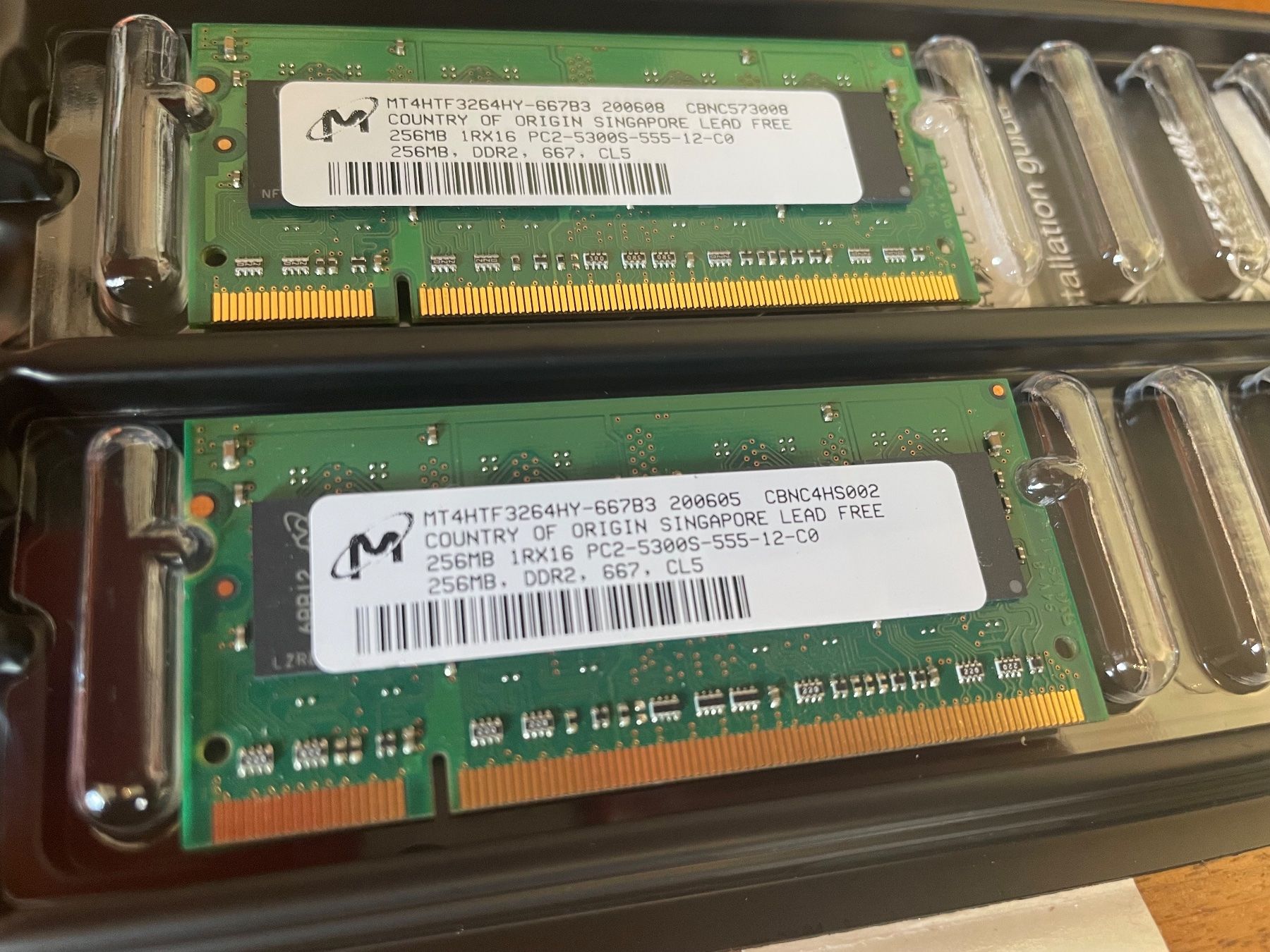 Speicherkarten: 256MB Ram Baustein, DDR2, 667, CL5 – Gebraucht aus Wetzikon ZH von Manumanu