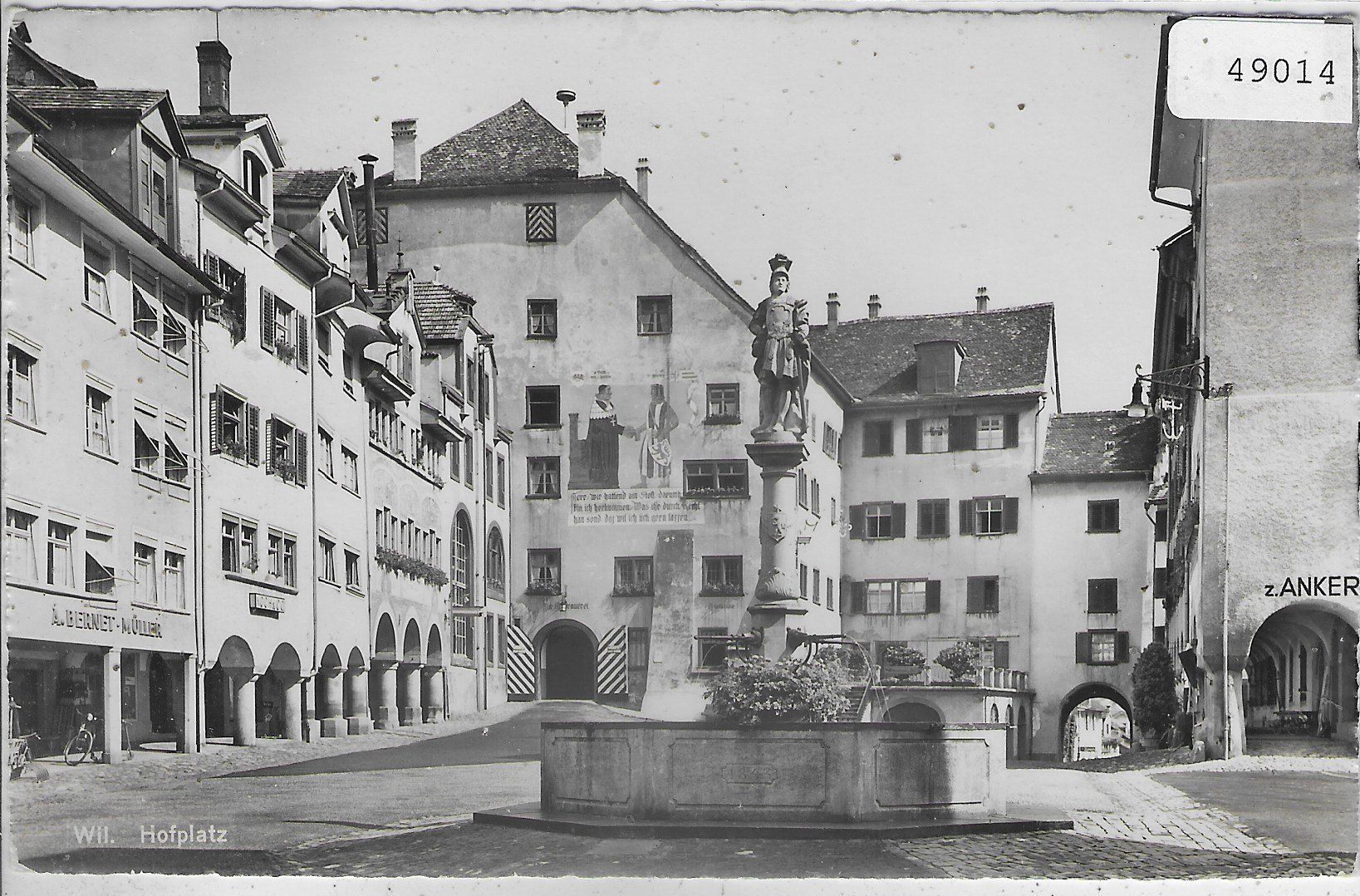 Cartoline postali: Wil SG - Hofplatz – Usato da Ettingen venduto da Kartenplanet