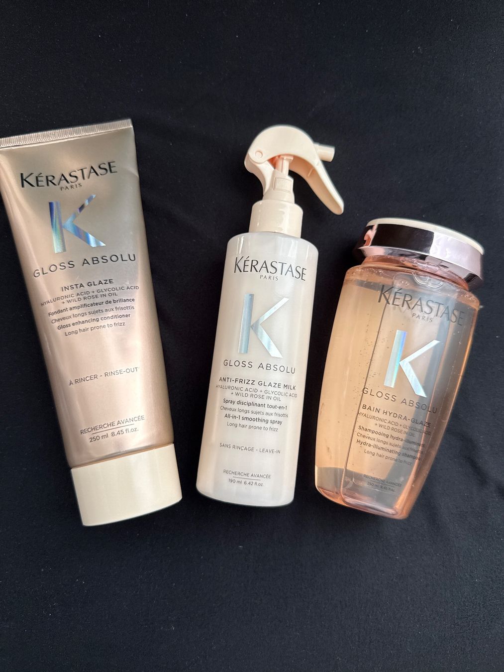 Prodotti per capelli: Kerastase Gloss Absolu, set per capelli luminosi! – Nuovo e nell'imballaggio originale da Amriswil venduto da Ttsa