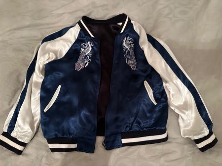 Damen Bomberjacke satin -  japanese Style > reversible