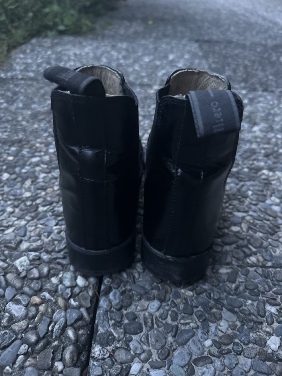 Scarpe da uomo: Schwarze Reitstifeletten Gr. 38 – Usato da Naefels venduto da Renault01 1