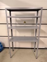 Regal Metall grau 4 Bretter guter Zustand