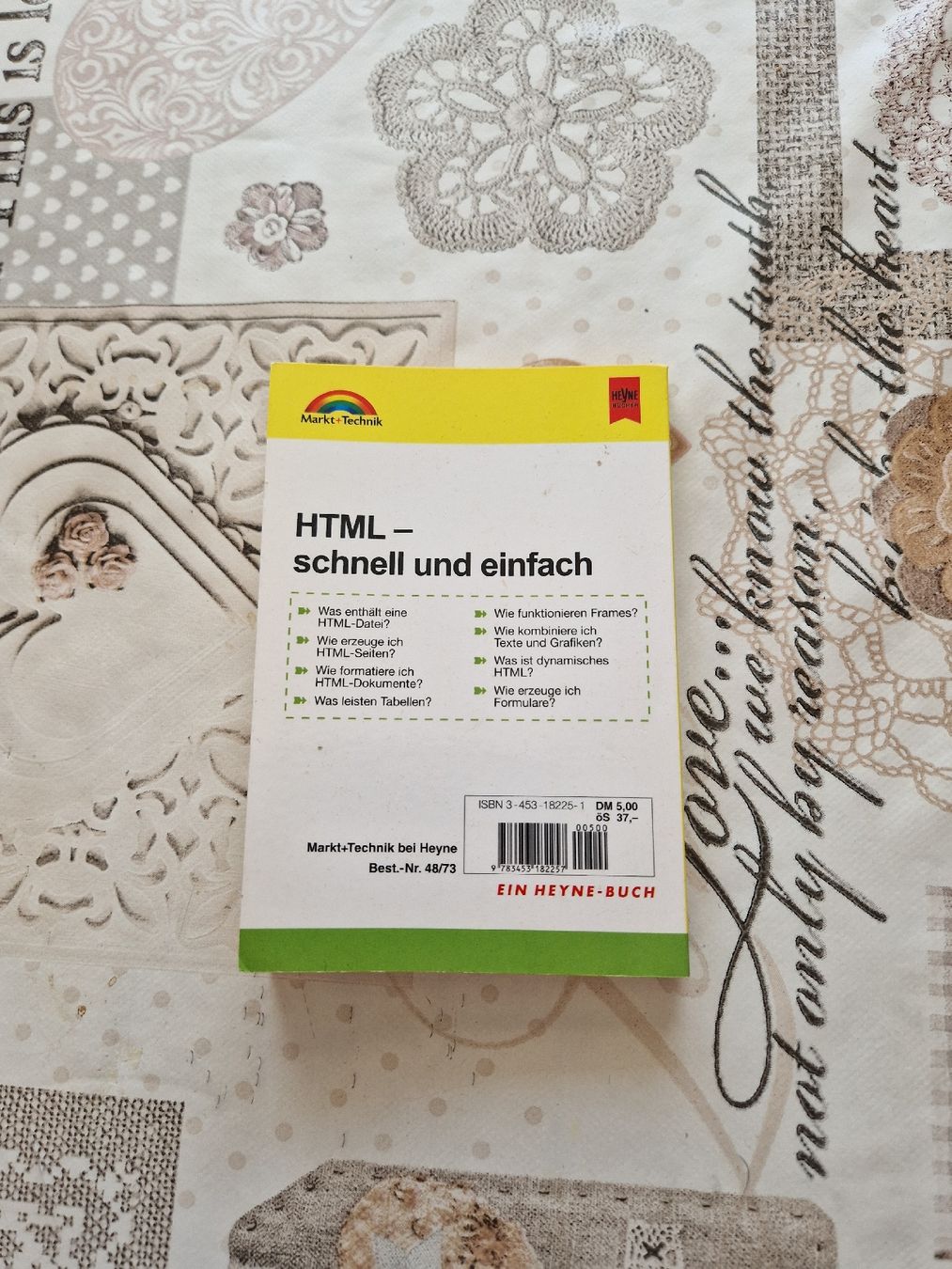 Libri: HTML- schnell und einfach Taschenbüchlein – Usato da Glis venduto da mic_2ht8 1