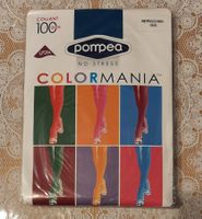 Pompea Colormania 100DEN Petrolblau Gr.1-2/S Strumpfhose