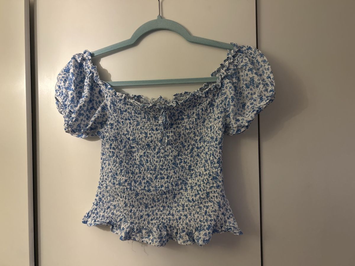 Top: Sommer Top mit Blumenmuster, M – Nuovo (secondo la descrizione) da Riehen venduto da S______