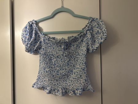  Sommer Top mit Blumenmuster, M