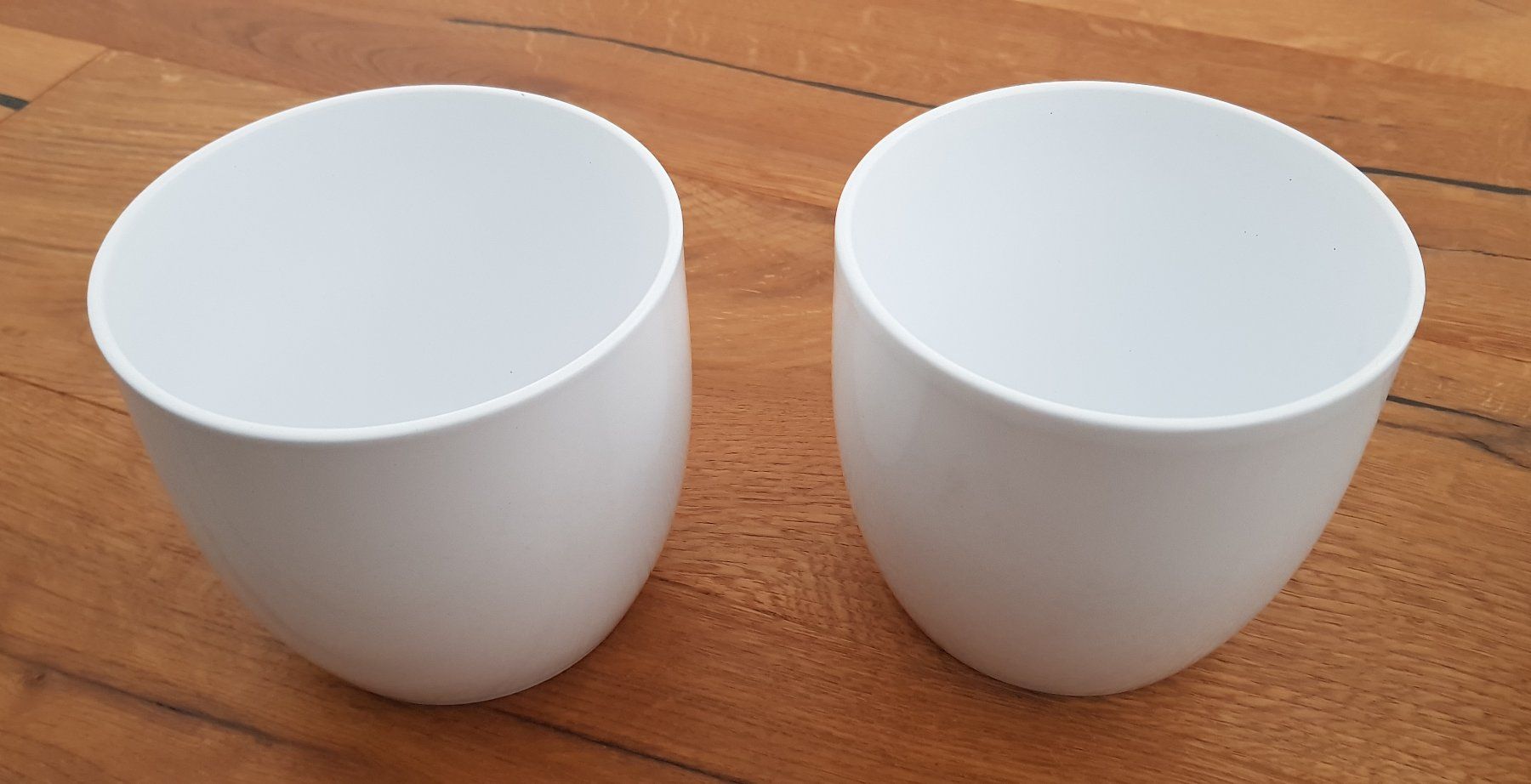 Vasi per fiori: Übertöpfe weiss, 4 Stk. – Usato da Schöftland venduto da dahonich 1