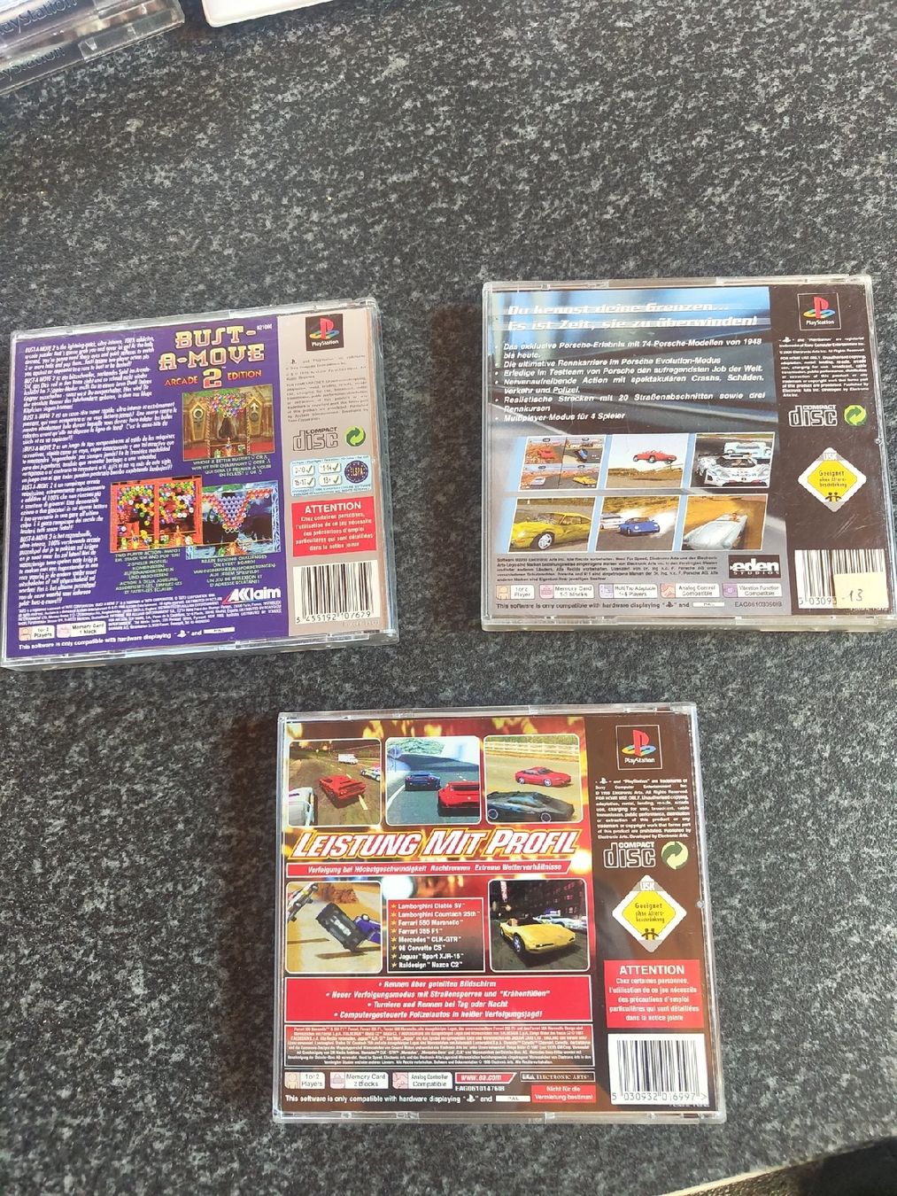 Sony Giochi: Need for Speed 1,3 und porsche – Usato da Attiswil venduto da JP1291 1