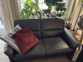 Ledersofa Braun 2er und 3er