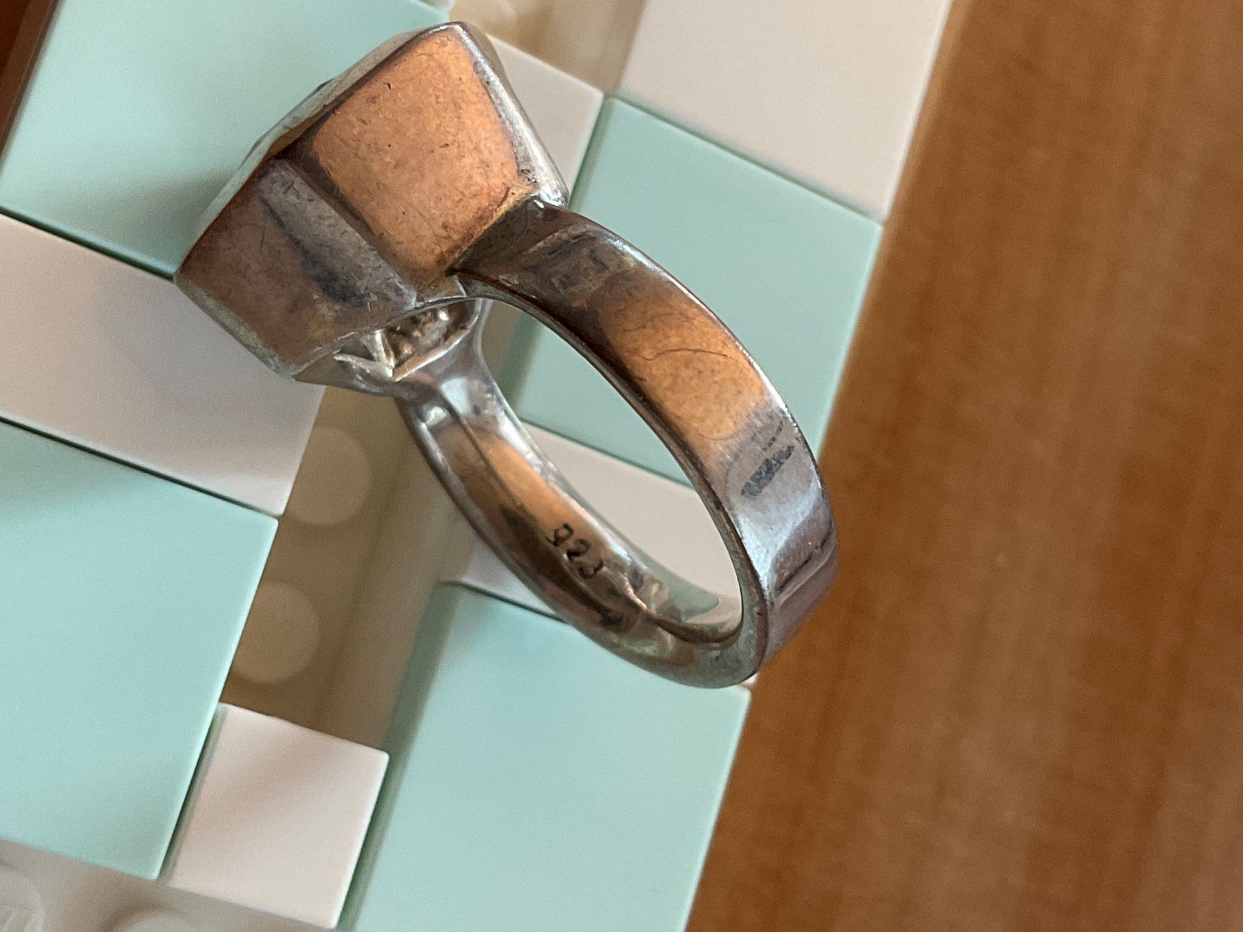Anelli: Silber Fingerring mit Bergktistall / Gr. 56 – Usato da Rümlang venduto da baselsale1 3