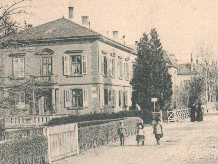 Cartoline postali: AARAU: Bachstrasse animiert 1904 – Usato da Engelburg venduto da Swisscards