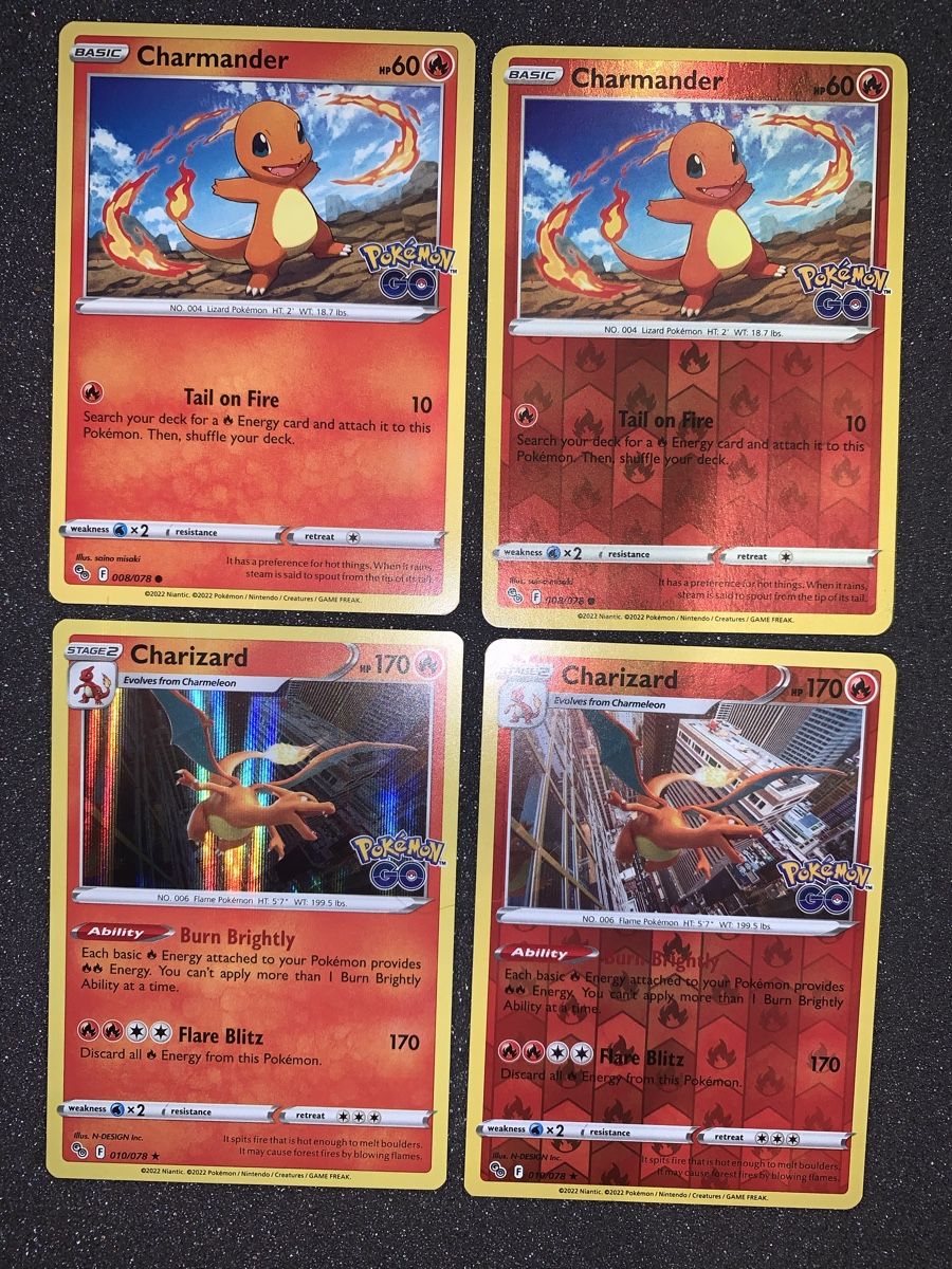 Pokémon Sammelbilder & Trading cards: Ab 1.- Charizard e Charmander Pokemon GO – Gebraucht aus Bironico von ars_z6lb