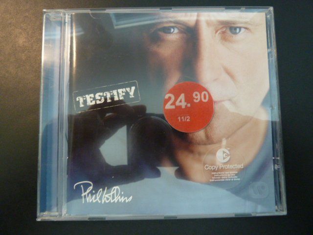 CD: Phil Collins - Testify – Usato da Au ZH venduto da sikoku
