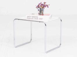 Gavina / Knoll Laccio 1 Couchtisch von Marcel Breuer, Weiss