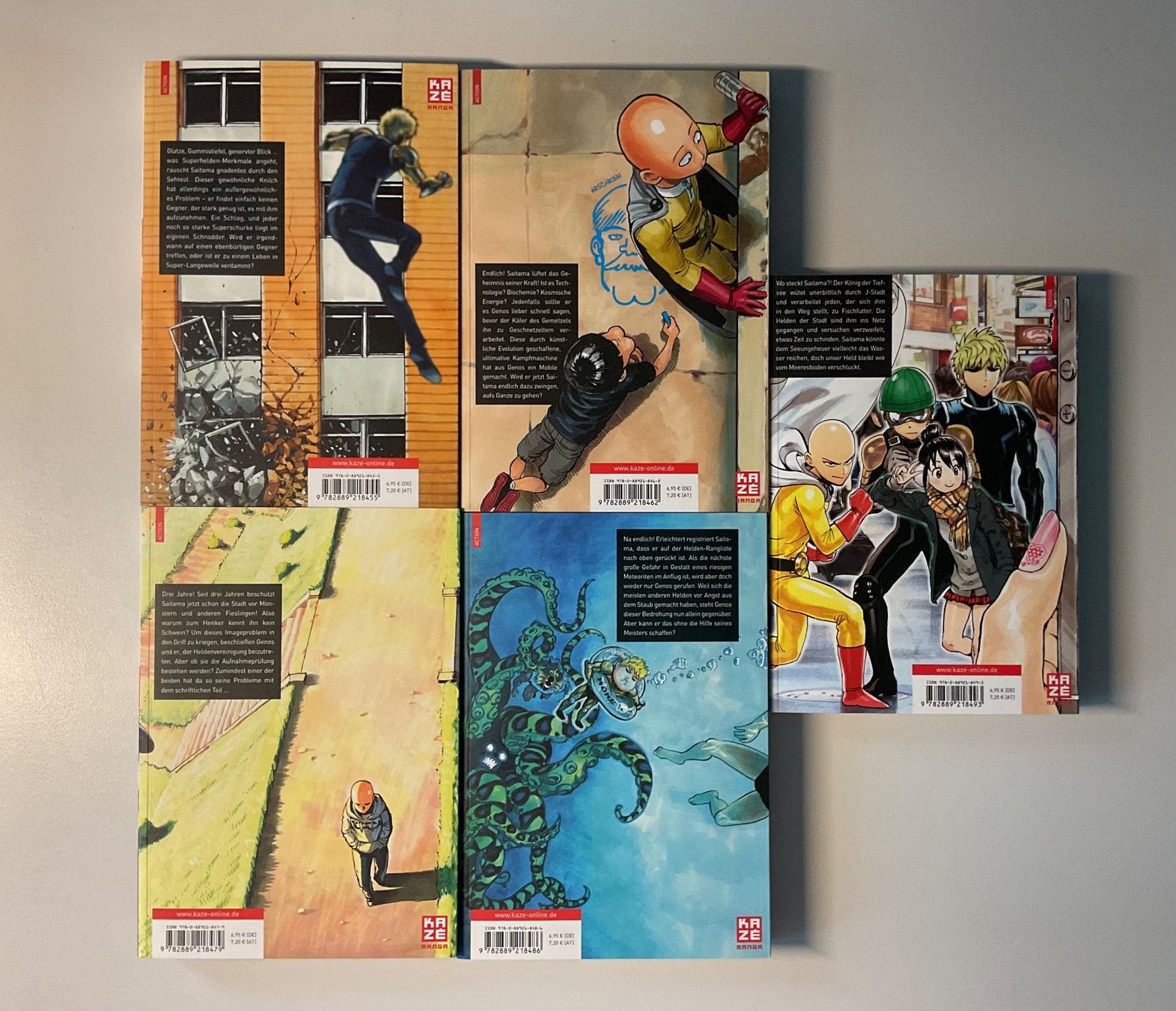 Fumetti: One Punch Man Bänder 1-5 im Sammelschuber – Usato da Bonstetten venduto da rol_zk5s 5