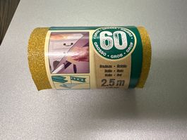 neues Schleifpapier P60, 2.5mx115mm