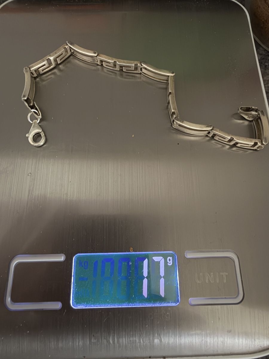 Armbänder & -reifen: Silberkette 925 griechischen Mäander-Muster – Gebraucht aus Oftringen von ste_mp2b