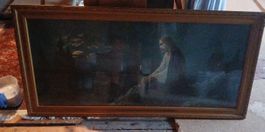 Bild mit Rahmen dunkel Motiv verwendet 130×65