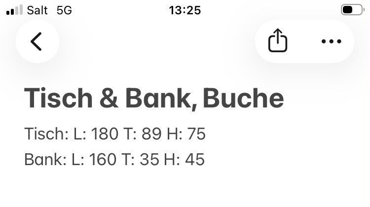 Tavoli: Esstisch mit Sitzbank – Usato da Fanas venduto da GhostChuck 1