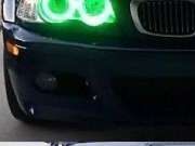 PHARES BMW E46 (1998-2006) - Halo Angels Eyes couleur VERT