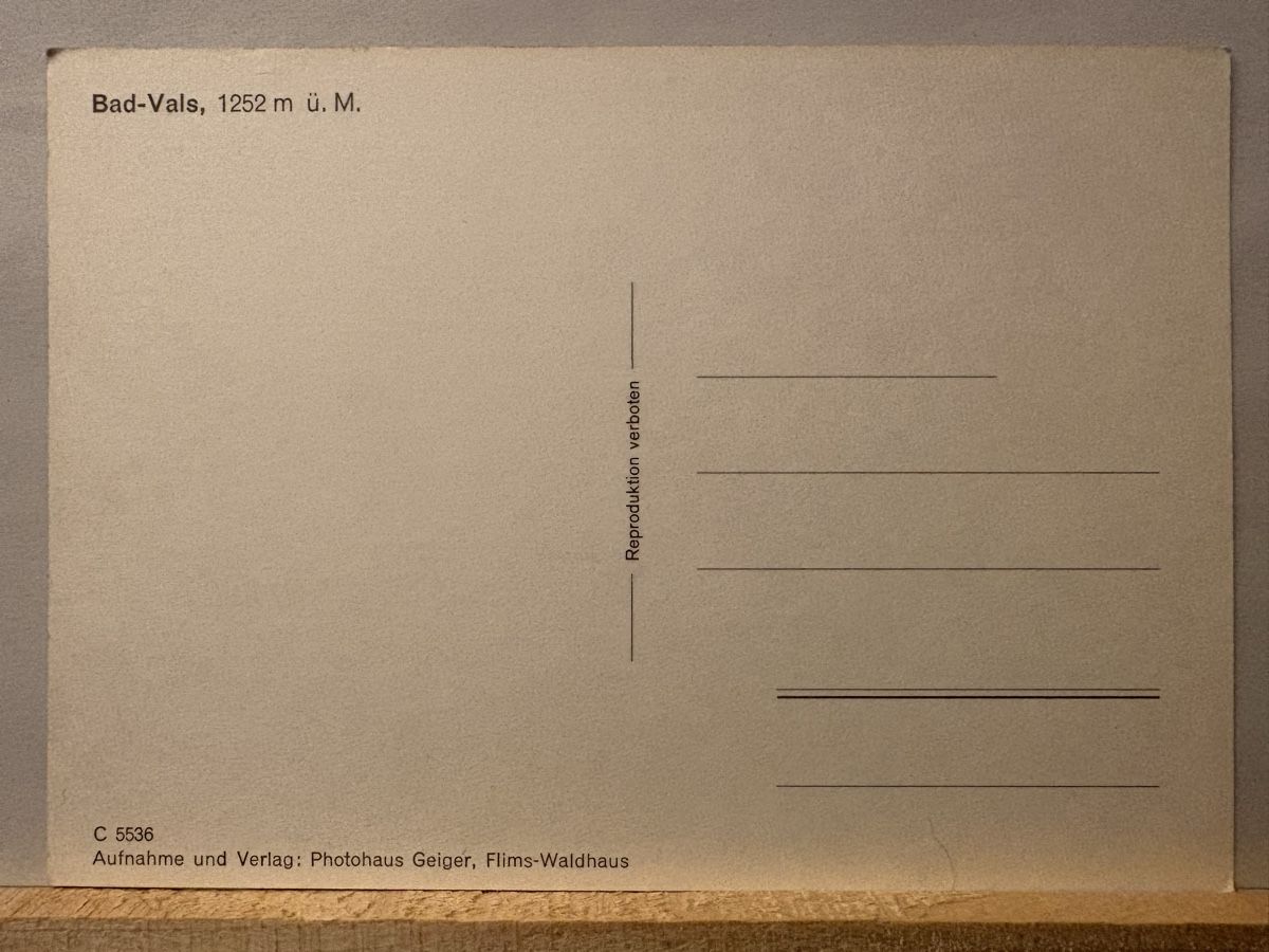 Cartoline postali: AK von Bad Vals – Usato da Rümlang venduto da Brieftaube1 1