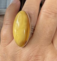 Bernstein Ring in Silber gefasst! 💍💛