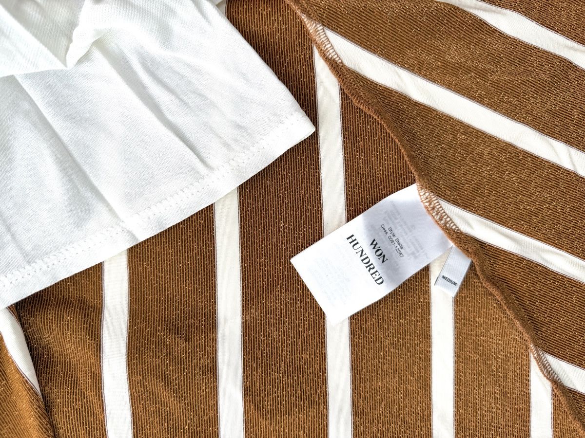 Vestiti: WON HUNDRED Wickelkleid gestreift – Nuovo (secondo la descrizione) da Basel venduto da A-Z-B 2