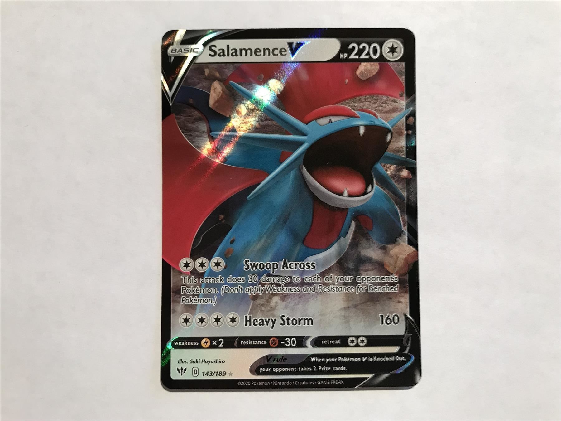 Pokémon Sammelbilder & Trading cards: Salamence V – Neu (gemäss Beschreibung) aus Hagendorn von Pokecollectorch 1