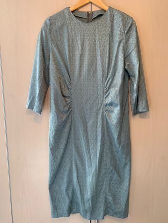 Elegantes Kleid in mintgrün-silber, Gr. 38