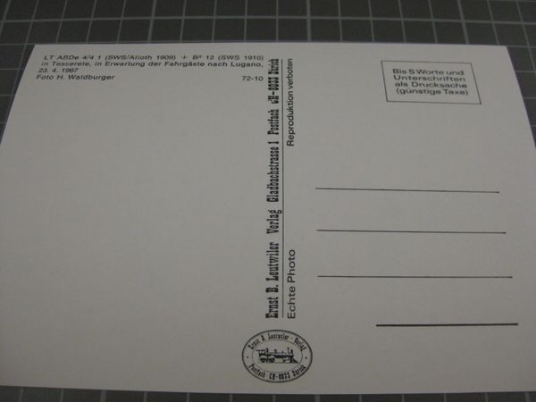 Cartoline postali: AK Bahnhof Tesserete mit Zug – Nuovo (secondo la descrizione) da Malters venduto da Marosko 1