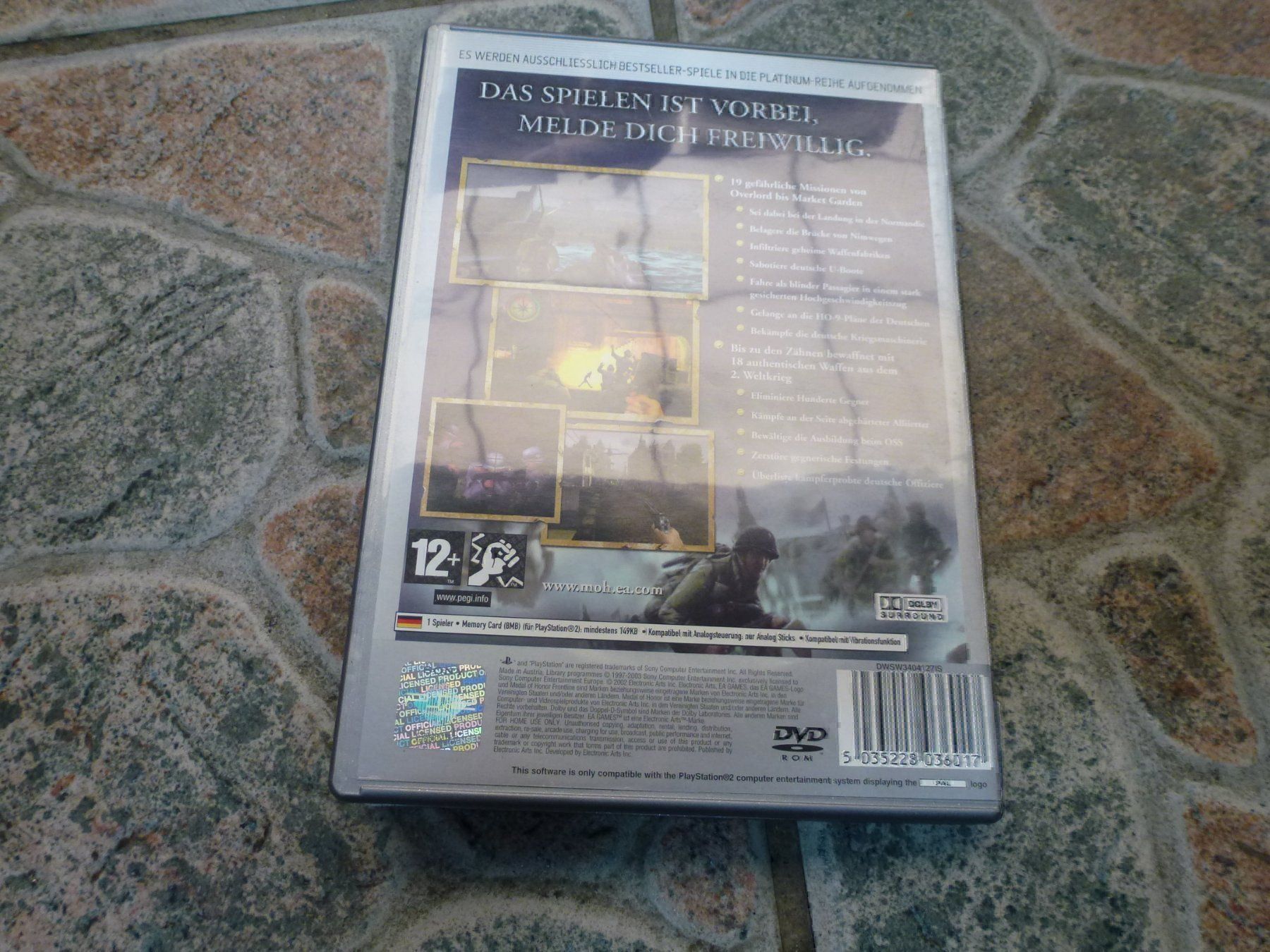 Spiele: Medal of Honor Frontline PS2 – Gebraucht aus Olten von Disc-Ausverkauf 2